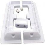 Držáky plastové pro uchycení solárních panelů + průchodka - bílé (7ks sada); FV-MOUNT-SET-W – Sleviste.cz