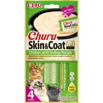 Churu Cat Skin & Coat Chicken & Scallop 4 x 14 g – Zbozi.Blesk.cz