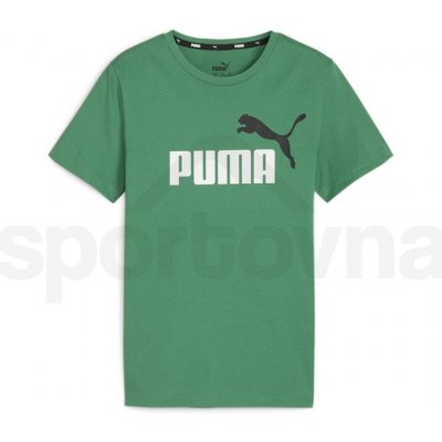 Puma ESS+ 2 Col Logo Tee J 58698576 archive green – Zboží Mobilmania