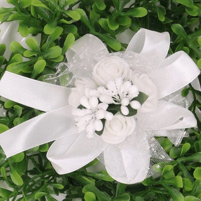 Svatební kotilion ne jen na ruku - 1ks Bílý – Zboží Dáma