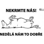 Cedulka Nekrmte nás – Hledejceny.cz