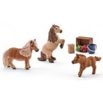 Schleich Set 2016 Shetlandští poníci 3 ks – Zboží Mobilmania