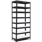 Trestles RH Regál 2200 x 800 x 300 mm 8 polic šedá – Zboží Mobilmania