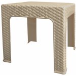 Mega Plast, plastový stolek Bistro, capuccino, vxšxh 42x48x48 – Zboží Dáma