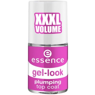 Essence Gel Look Plumping Top Coat krycí lak na nehty 8 ml – Zboží Mobilmania