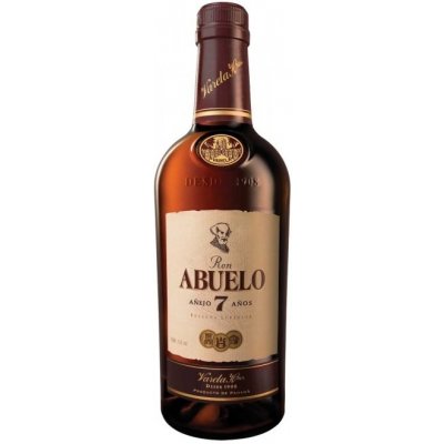 Ron Abuelo Anejo 7y 37,5% 0,7 l (holá láhev) – Zboží Mobilmania