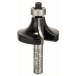 Zaoblovací fréza s ložiskem, dvoubřitá, tvrdokovová, Bosch 8mm, R1 15mm, L22mm, G66mm – Zboží Dáma