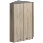 Aqualine ZOJA/KERAMIA FRESH horní skříňka rohová 35x76x35cm dub platin 50333 – Sleviste.cz