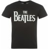 Pánské Tričko Official The Beatles Drop T T Shirt Mens Black