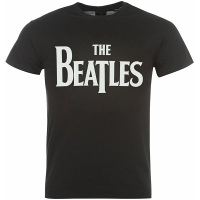 Official The Beatles Drop T T Shirt Mens Black