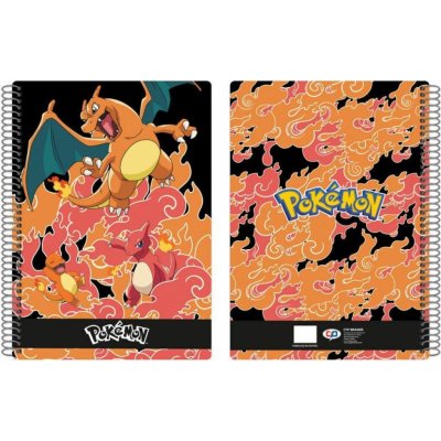 CyP Brands Spirálový sešit Pokémon Charizard A4 – Zboží Mobilmania