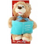 Teddies Medvěd vyprávějící pohádky česky mluvící plyš 28cm na baterie – Hledejceny.cz