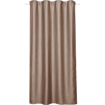 Zatemňovací závěs s řasící páskou Blackout Shine hnědý 245 x 135 cm – Hledejceny.cz