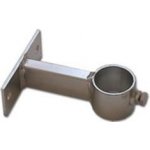 Držák stožáru 48mm, 10cm od zdi (krátký pás), zinek Galva – Sleviste.cz