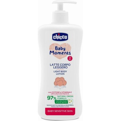Chicco Baby Moments tělové mléko pro děti 500 ml – Zboží Mobilmania