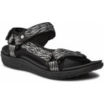 Hi-Tec Hanary sandály s textilními pásky black/grey – Zboží Mobilmania