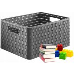 Rotho úložný box Country A4 /18L antracit – Zbozi.Blesk.cz