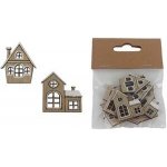 MOREX, s.r.o. Dekorace domeček 8ks D6339 – Zboží Dáma