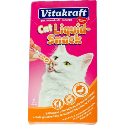 Vitakraft Cat Liquid snack kachna 6 x 15 g