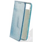 Pouzdro 1Mcz Shining Book třpytivé Huawei Y5p, Honor 9S modré – Sleviste.cz