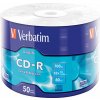 8 cm DVD médium Verbatim CD-R 700MB 52x, cakebox, 50ks (43787)