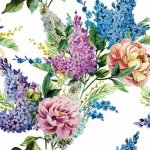 Ubrousek 33x33cm ŠEŘÍK A RŮŽE – Zboží Mobilmania