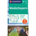 Kompass 160 Niederbayern/Dolní Bavorsko 1:50 000 turistická mapa – Hledejceny.cz