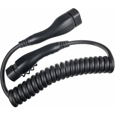 Sectron Nabíjecí kabel spirálový Type 2 Type 2 22 kW 3 × 32 A 400 V 2,5 m – Zboží Mobilmania