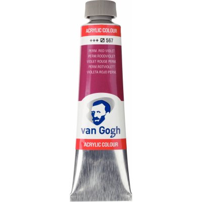 Akrylová barva Van Gogh 40 ml Permanent Red Violet – Hledejceny.cz