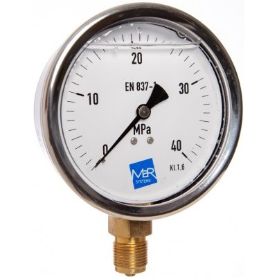 MANOMER. manometr 384 G 0/40MPa, M20x1,5mm (MI100G/217/1,6) spodní přip. + glycerinové plnění – Hledejceny.cz