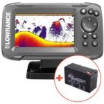 Lowrance Sonar Hook2 4X se Sondou Bullet Skimmer – Zboží Mobilmania