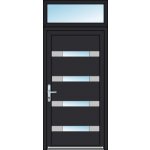 OknaDvereNaMiru.cz Vchodové dveře INOX 2010 + Nadsvětlík 100 x 220 cm – Hledejceny.cz
