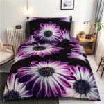 TopProsteradla.cz 3D povlečení Violet 140x200 70x90 – Zboží Dáma
