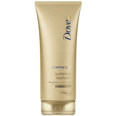 Dove Derma Spa tělové mléko Summer Rev dark 200 ml – Zboží Dáma