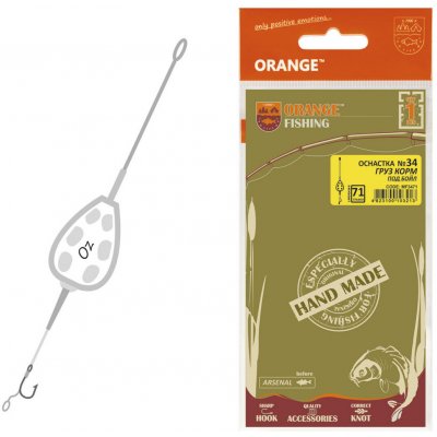 Life Orange Carp Rig Lead Feed 56g – Zboží Mobilmania