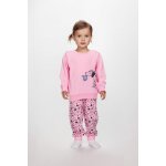 JOYCE Dívčí bavlněné pyžamo DALMATIANS Zelená růžová červená – Hledejceny.cz