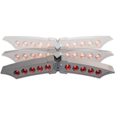 SHIN YO LED moto zadní světlo X-WING – Zboží Mobilmania