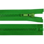 Kostěný zip dělitelný, délka 35 cm - zelený – Hledejceny.cz
