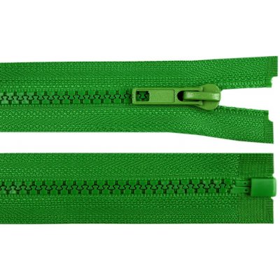 Kostěný zip dělitelný, délka 35 cm - zelený – Hledejceny.cz
