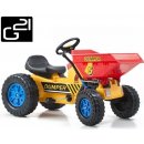 Šlapadlo Classic Šlapací traktor G21 s čelním nosičem žluto/modrý