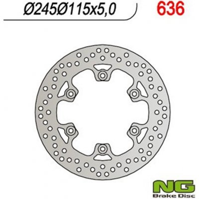 Zadní brzdový kotouč NG Yamaha 660 XT Z / ZA TÉNÉRÉ / ABS 2008 - 2016 – Hledejceny.cz