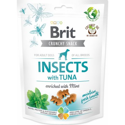 Brit Care Dog Crunchy Cracker Insects with Tuna enriched with Mint 200 g – Hledejceny.cz