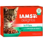 Iams Kitten delights chicken in gravy 1 kg – Zboží Dáma