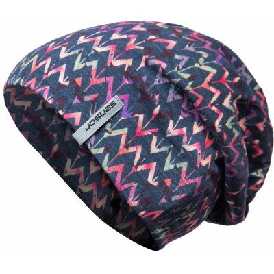 Sensor čepice merino impress černá floral – Hledejceny.cz