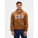 Gap mikina s logem hnědá – Zboží Mobilmania
