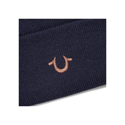 True Religion Čepice Core TRBEANIE03 Tmavomodrá – Zboží Mobilmania