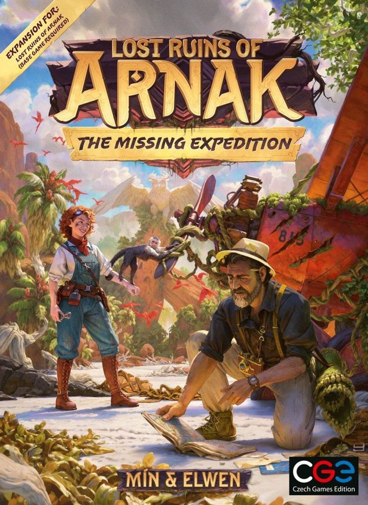 Czech Games Edition Lost Ruins of Arnak Ztracený ostrov Arnak The Missing Expedition