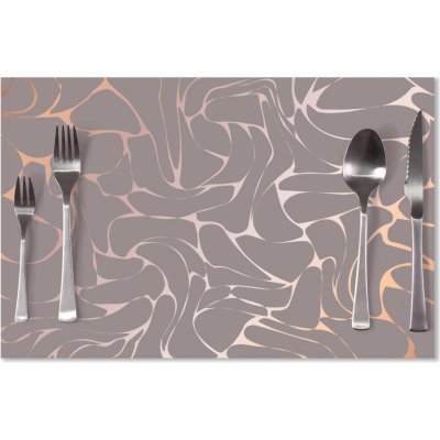 Sablio prostírání Béžové vzorce 40x30cm – Zboží Dáma