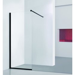 HOPA Walk-in sprchový kout LAGOS BLACK BARVA rámu Černá, Rozměr A 110 cm BCLAGO11BC