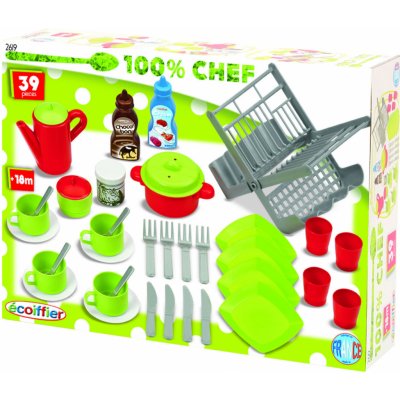 Écoiffier sada velký jídelní servis 39 kusů – Zboží Dáma